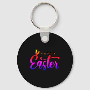 Mehrfarbig frohe Ostern Schlüsselanhänger