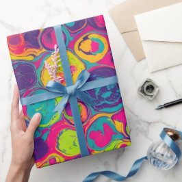 Mehrfarbig Geschenkpapier