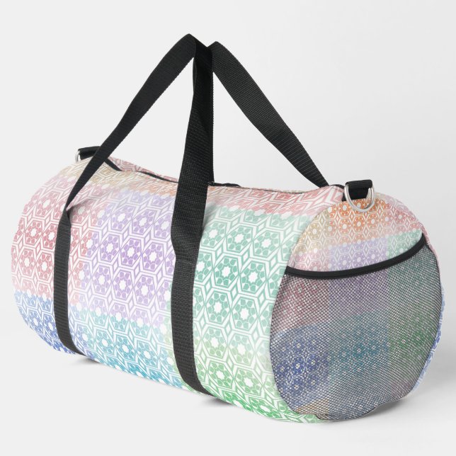 Mehrfarbig Groß Duffle Bag (Rechte Ecke)