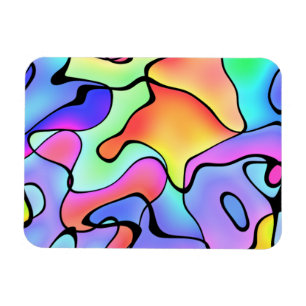 mehrfarbig Jigsaw Magnet