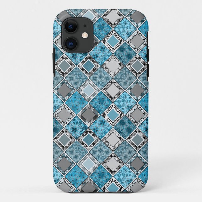 mehrfarbig , rustikal , patchwork , patchwork , pa Case-Mate iPhone hülle (Rückseite)