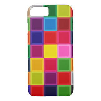 Mehrfarbig Squares Girl Iphone 7 Fall Case-Mate iPhone Hülle