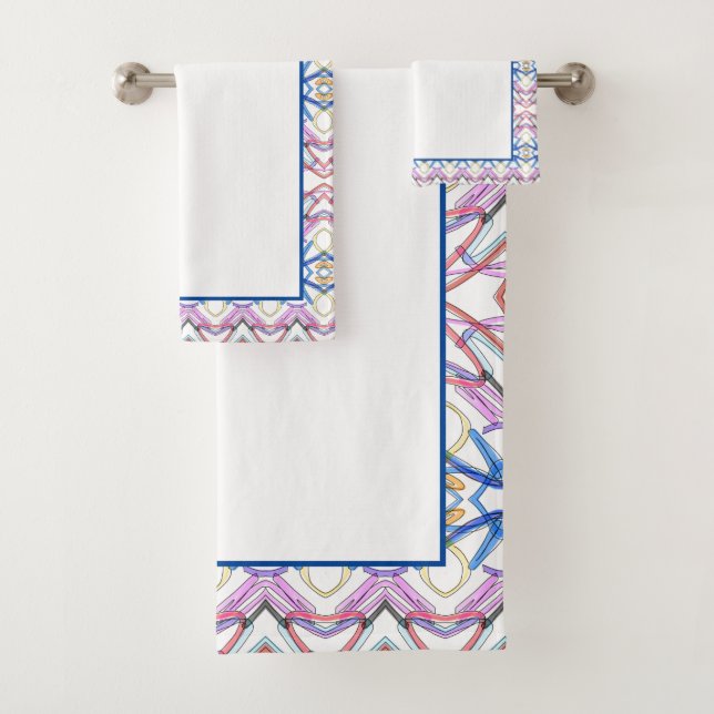 Mehrfarbig und modern badhandtuch set (Insitu)