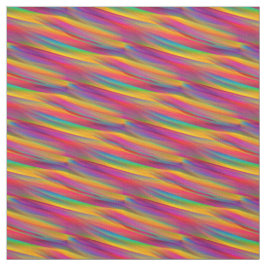 mehrfarbig Wavy Rainbow Gradient Stoff