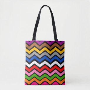 Mehrfarbig Zigzag Zickzack Black Design
