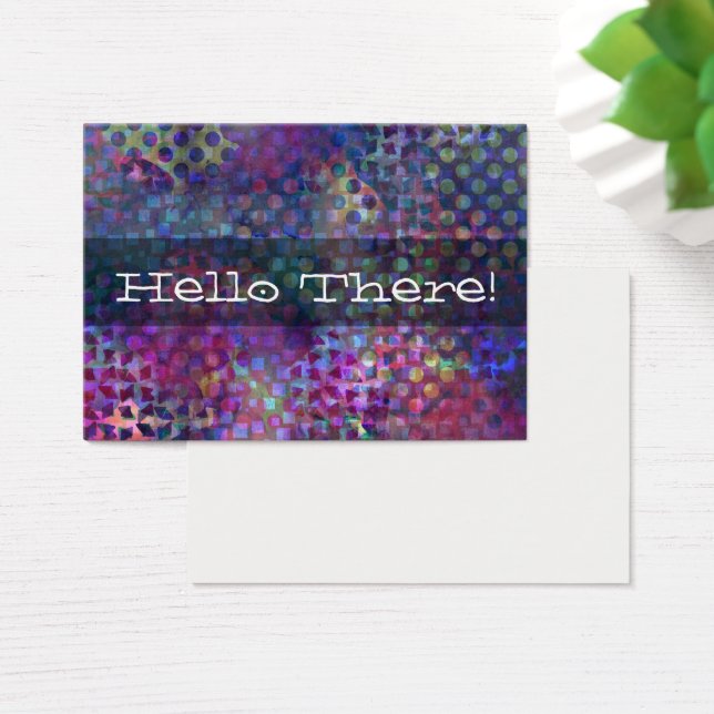 Mehrfarbige abstrakte Digital-Kunst-kleine (Schreibtisch)