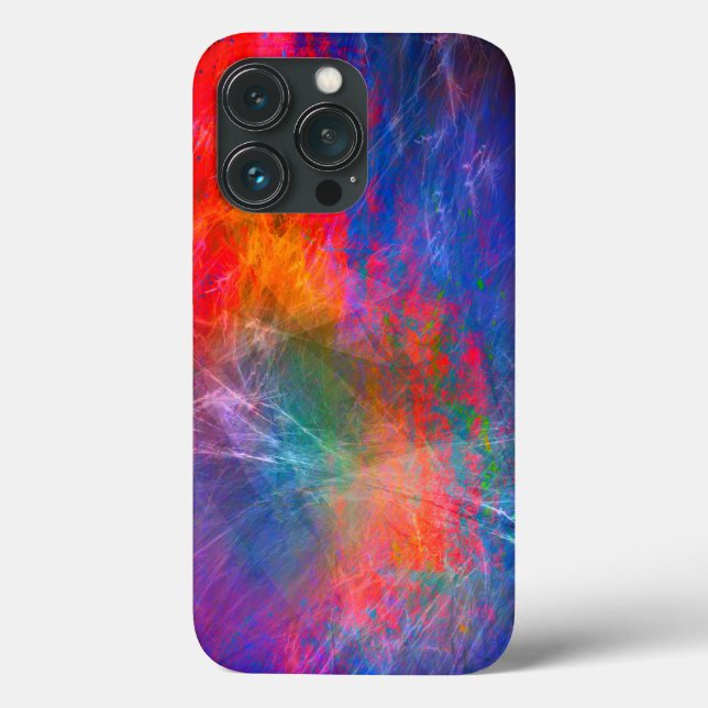Mehrfarbige Abstrakte iPhone-Abdeckung Case-Mate iPhone Hülle (Rückseite)