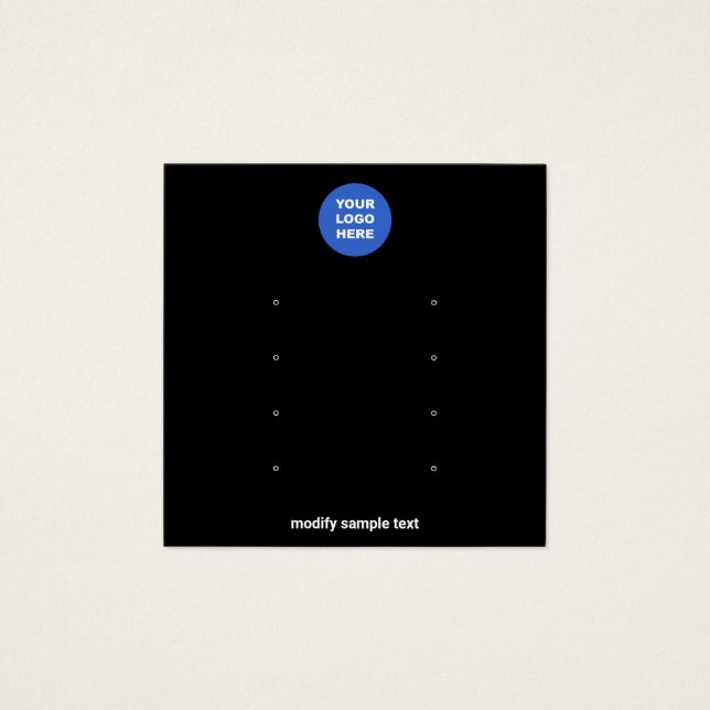 Mehrfarbige Anzeige für das Schwarze Add-Logo (Vorderseite)