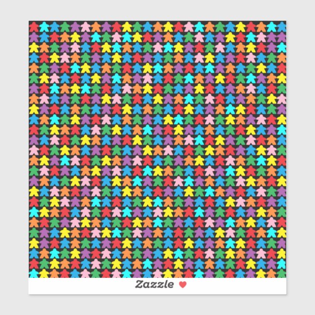 mehrfarbige Äpfel Aufkleber (Blatt)