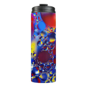Mehrfarbige Blasen Thermosbecher