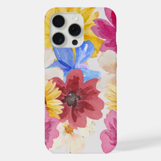 Mehrfarbige Blumen iPhone 15 Pro Hülle iPhone 15 Pro Max Hülle