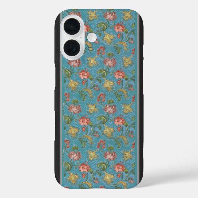 Mehrfarbige Blumenmuster Case-Mate iPhone Hülle (Rückseite)