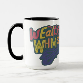 Mehrfarbige Briefgestaltung "Wohlhabender Whimsy" Tasse