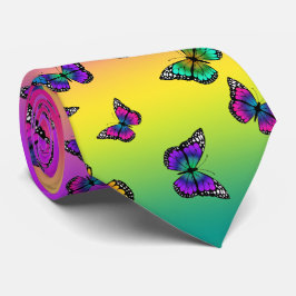 mehrfarbige Butterfly-Krawatte Krawatte