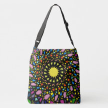 Mehrfarbige Confetti Sun Tote Bag von Joya Eve