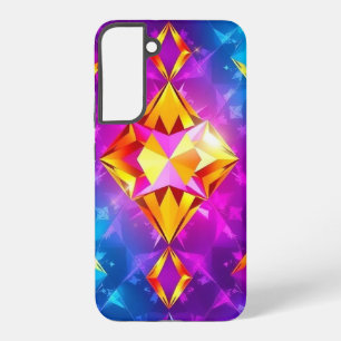 Mehrfarbige Diamant-Muster-Handyhülle Samsung Galaxy Hülle