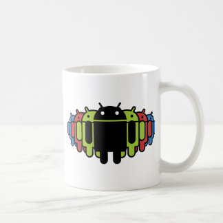 Mehrfarbige Droid Armee Kaffeetasse