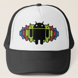 Mehrfarbige Droid Armee Truckerkappe