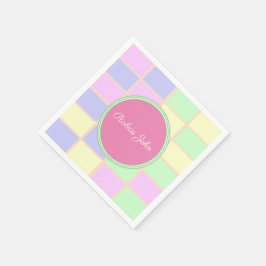 mehrfarbige Farben Serviette