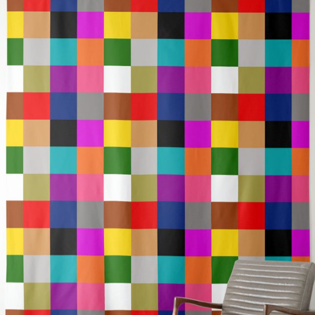 Mehrfarbige Fette Farbblöcke Design  Stoff (Von Creator hochgeladen)