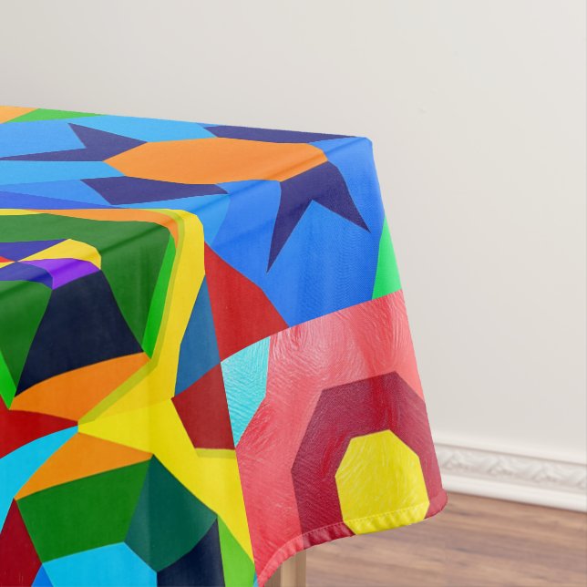 Mehrfarbige Formen 2 Tischdecke (Beispiel)
