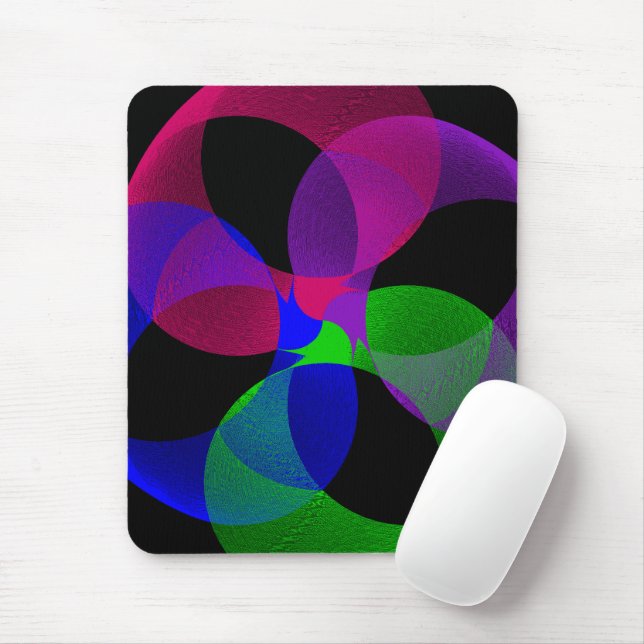 Mehrfarbige Fusion Geometrische Mauspad (Mit Mouse)