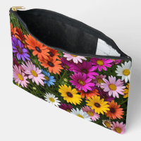 Mehrfarbige Gänseblümchen-Blumen-Tasche