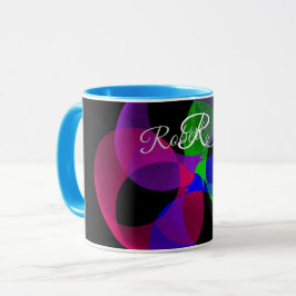 Mehrfarbige geometrische Fusion Coffee Mug Tasse