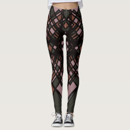 mehrfarbige geometrische Leggings von Joya Eve