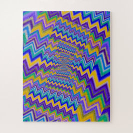 mehrfarbige Geschworene auf Rätseln Puzzle