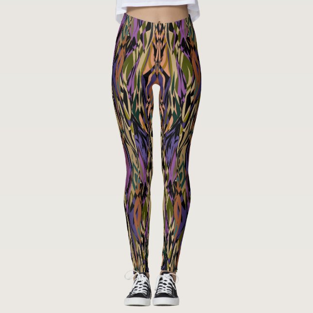 Mehrfarbige Gestaltung - Leggings (Vorderseite)