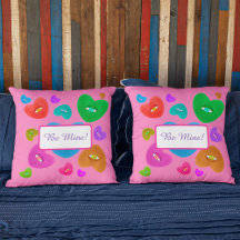 Mehrfarbige Herzklopfe mit Augapfelwangen-Liebe