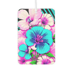 Mehrfarbige Hibiskus-Blume Thunder_Cove Autolufterfrischer