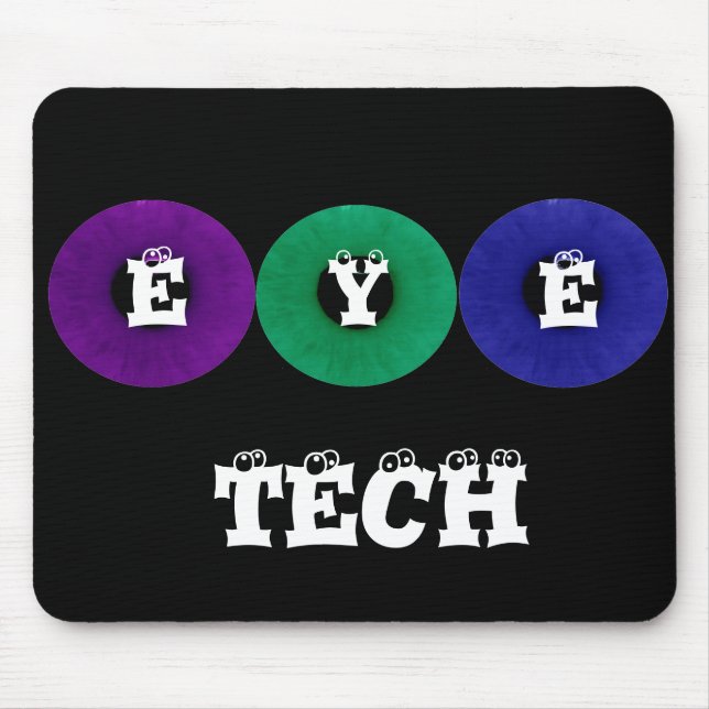 Mehrfarbige Iris-"Augen-Technologie-" Mousepad (Vorne)