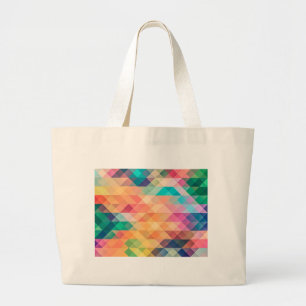 Mehrfarbige Jumbo-Tasche. Jumbo Stoffbeutel