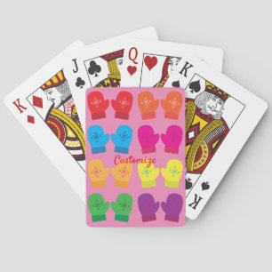 mehrfarbige Knitterfütter Thunder_Cove Spielkarten