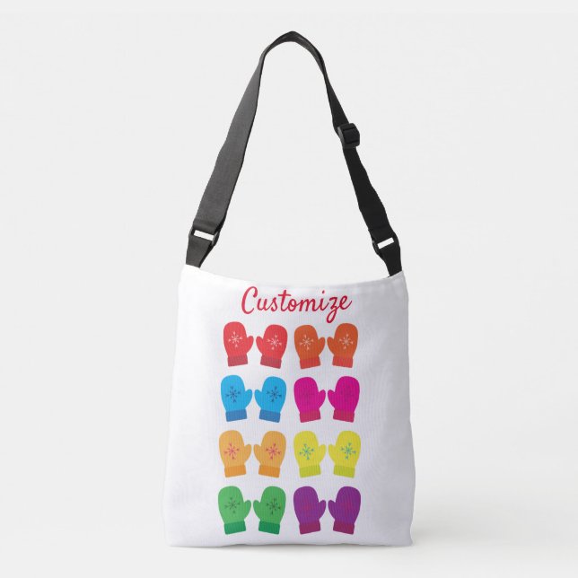 mehrfarbige Knitterfütter Thunder_Cove Tragetaschen Mit Langen Trägern (Vorderseite)