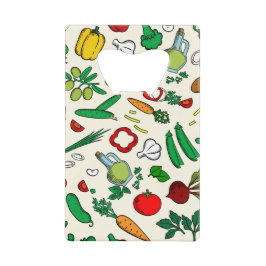 Mehrfarbige Kreditkartenfenster Geldbeutel Flaschenöffner