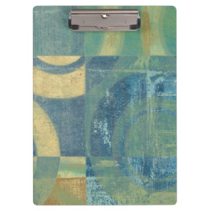 Mehrfarbige Kreise u. Platten Klemmbrett