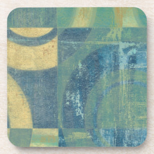 Mehrfarbige Kreise und Panels Getränkeuntersetzer