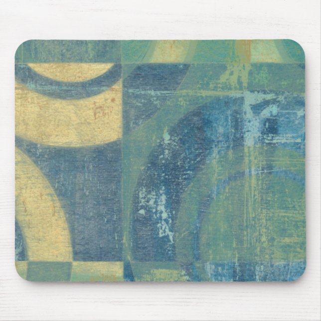 Mehrfarbige Kreise und Panels Mousepad (Vorne)