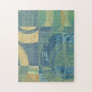 Mehrfarbige Kreise und Panels Puzzle