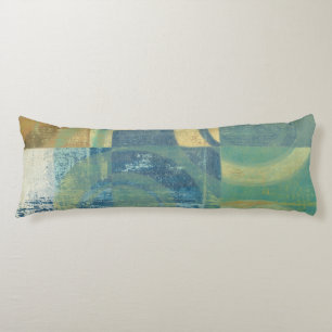 Mehrfarbige Kreise und Panels Seitenschläferkissen