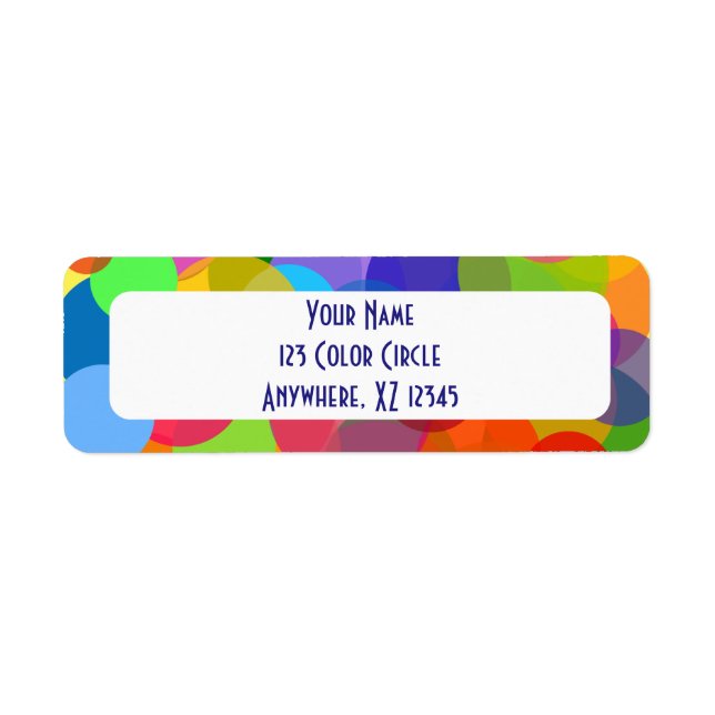 Mehrfarbige Kreise und Punkte (Vorne)