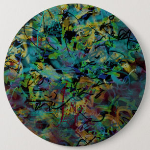 Mehrfarbige Kritzel-Abstrakte Kunst Button