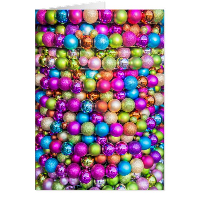 mehrfarbige Kugelschmuck (Vorne)