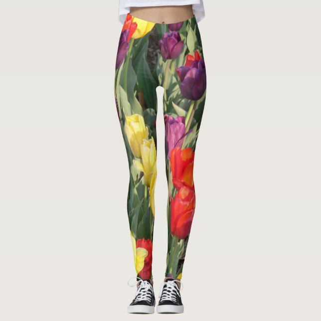 mehrfarbige Leggings (Vorderseite)