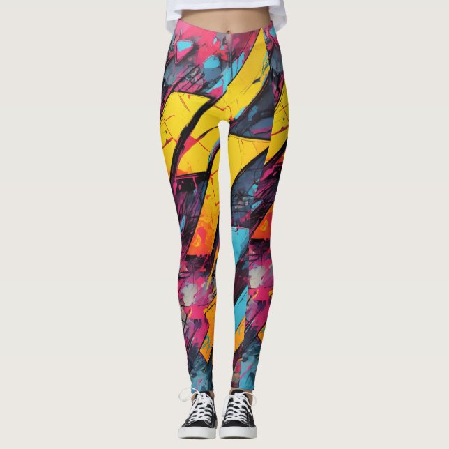 Mehrfarbige Legierung Leggings (Vorderseite)