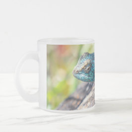 mehrfarbige Lizard-Tasse Mattglastasse