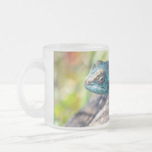 mehrfarbige Lizard-Tasse Mattglastasse